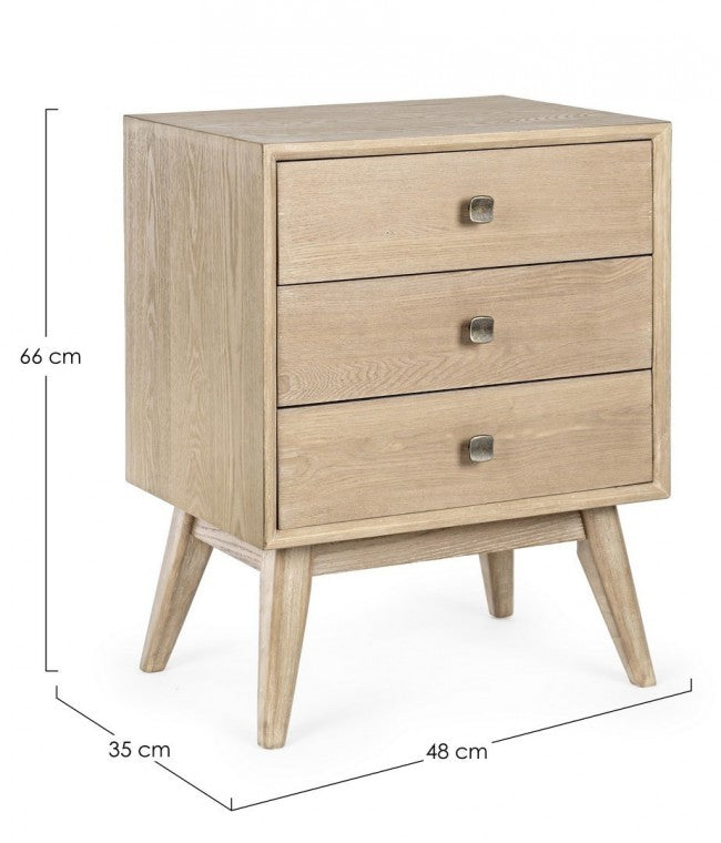 Cassettiera 3 Cassetti Alannis Picc in Legno