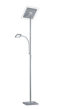 Piantana da Interno a LED in Metallo Nickel Opaco