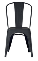 Sedia da Giardino 43x53x86 cm in Lamiera Piombo