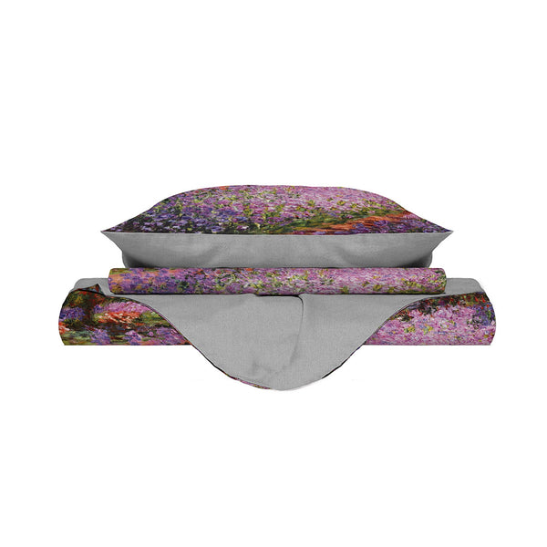 Doppelbettbezug mit Aufdruck auf Tasche und Kissenbezügen acquista