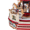 Carosello Natale con Luci Musica e Movimento 25 cm 