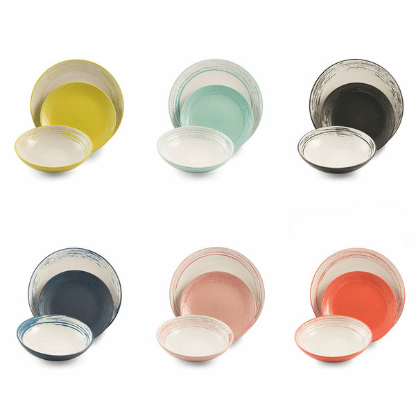 prezzo Villa d'Este Sardinia Tafelservice aus Steinzeug 18-teilig