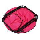 Sedia da Campeggio Pieghevole Imbottita 80x80x75 cm  Rosa