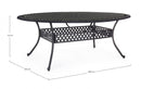 Tavolo da Giardino 200x150x73h cm Ivrea Antracite