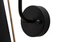 Lampada da Muro Elegant -D- 18x28x28 cm in Ferro Nero e Oro