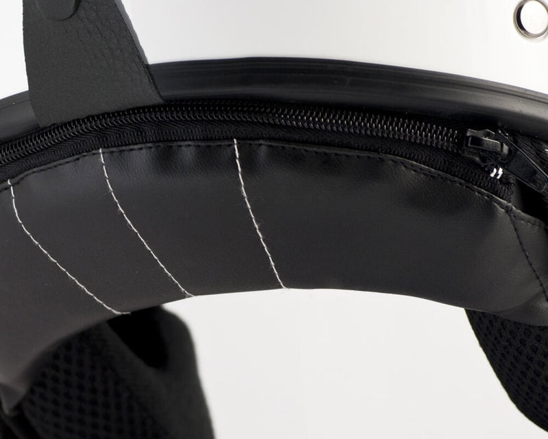 Casco Demi-Jet per Scooter CGM Malindi 104A Bianco Metal Varie Misure