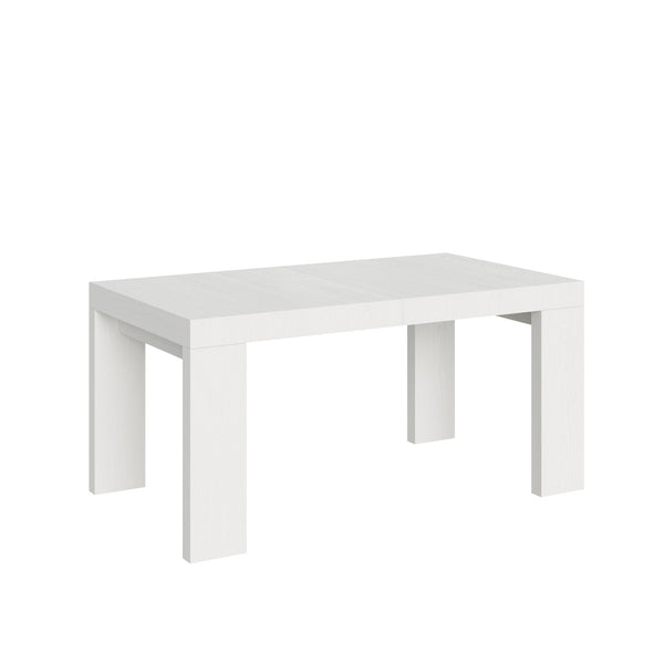 Tavolo Allungabile 160-420x90x77 cm Roxell bianco frassino sconto