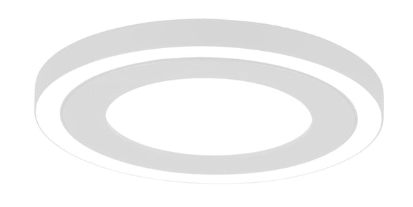 sconto Plafoniera da Interno a LED in Plastica Bianco Opaco