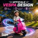 Moto Elettrica per Bambini 1,5-3 Anni Licenza Piaggio Mini Vespa GTS 66,5x38x52 cm 6 V con Batteria al Litio 2,5 km/h Max 25 kg Rosa      