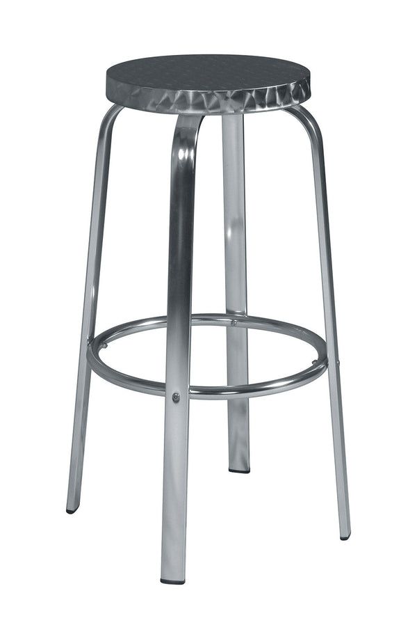 Sgabello Bar 50x80x32 cm in Alluminio e Acciaio online