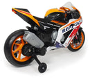 Moto Elettrica per Bambini 12V con Licenza Repsol Bianca e Arancione
