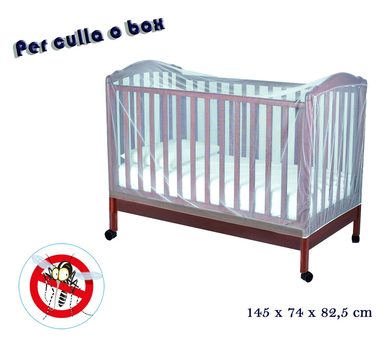 Universelles Moskitonetz 145x74x82,5...