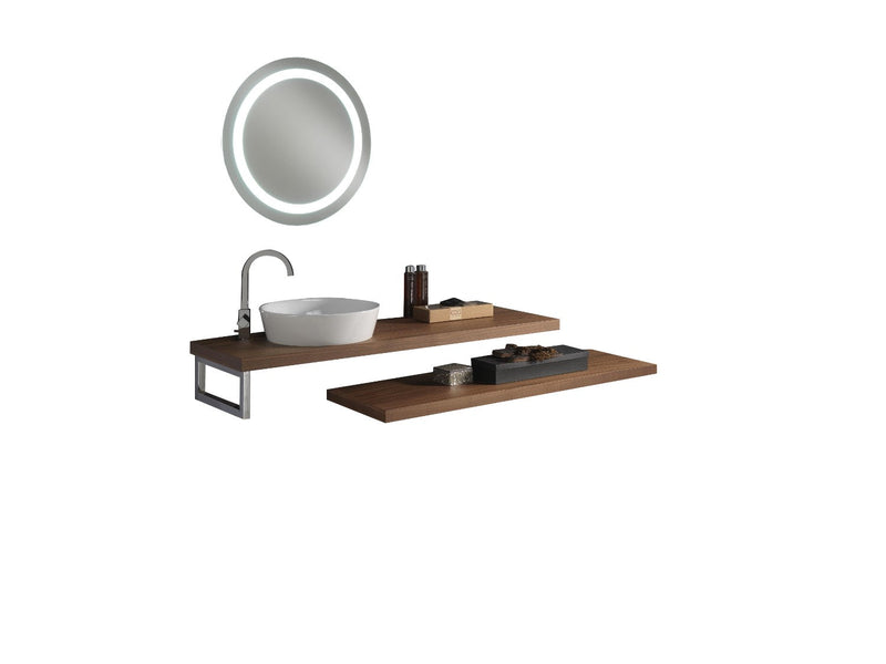 Mobile Bagno 160cm TFT Clever Noce Bianco