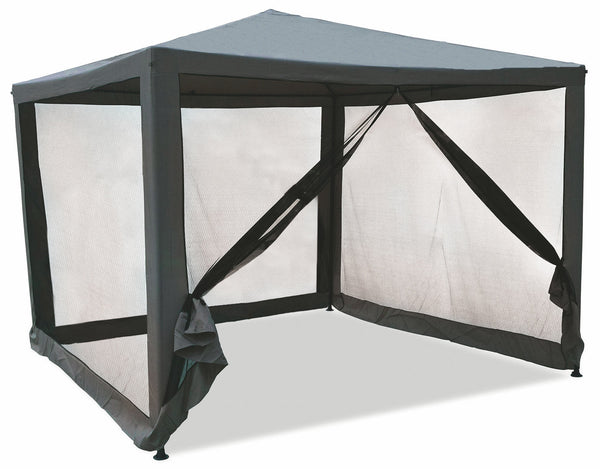 Gartenpavillon aus Metall 3x3m mit Moskitonetz Soriani Dakar Grey prezzo