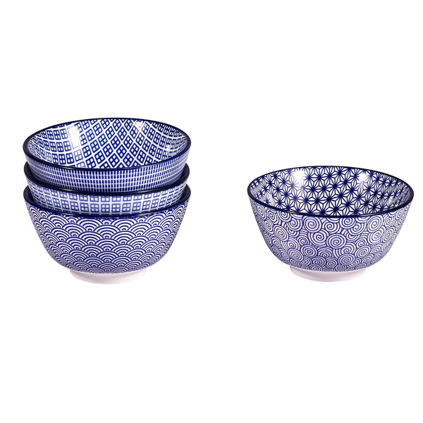 Set 4 Ciotole Ø12x6,3 cm 280 ml in Porcellana VdE Tivoli 1996 Confusion prezzo