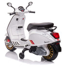 Scooter Elettrico per Bambini Licenza Ufficiale Piaggio Vespa 12V 4,5Ah Bianco       