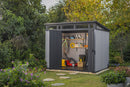 Casetta da Giardino Porta Attrezzi 277x218x226 cmin Duotech Keter Artisan 9x7 Grigia