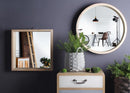 Specchio con Cornice Tiziano 2576 Tondo D42 in Legno