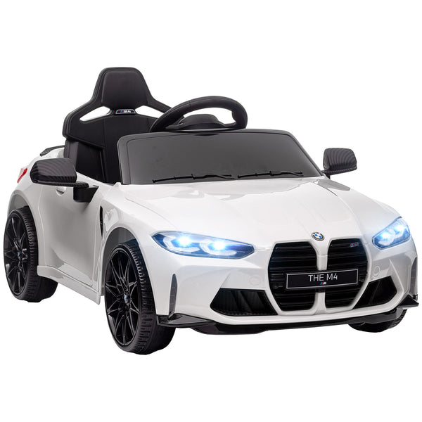Macchina Elettrica per Bambini Licenza BMW M4 con Telecomando Bianca sconto