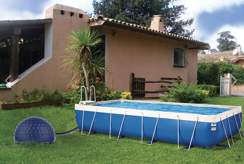 Collettore Solare da Esterno Giardino 40L per Piscina Arkema Hot Ball Verde