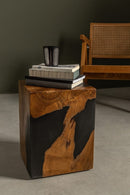 Tavolino 30x30x40 cm Melty in Legno Nero