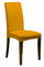 Set mit 2 Stretch-Stuhlhussen aus gelbem Polyester