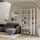 Libreria Moderna 5 Ripiani 120x36x204 cm in nobilitato Bianco