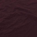 Copripiumino con Sacco e Federe Linea Water Washed Bordeaux