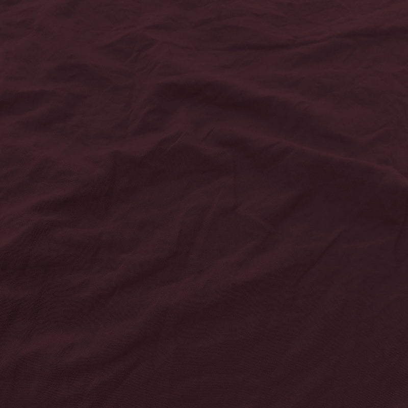 Copripiumino con Sacco e Federe Linea Water Washed Bordeaux