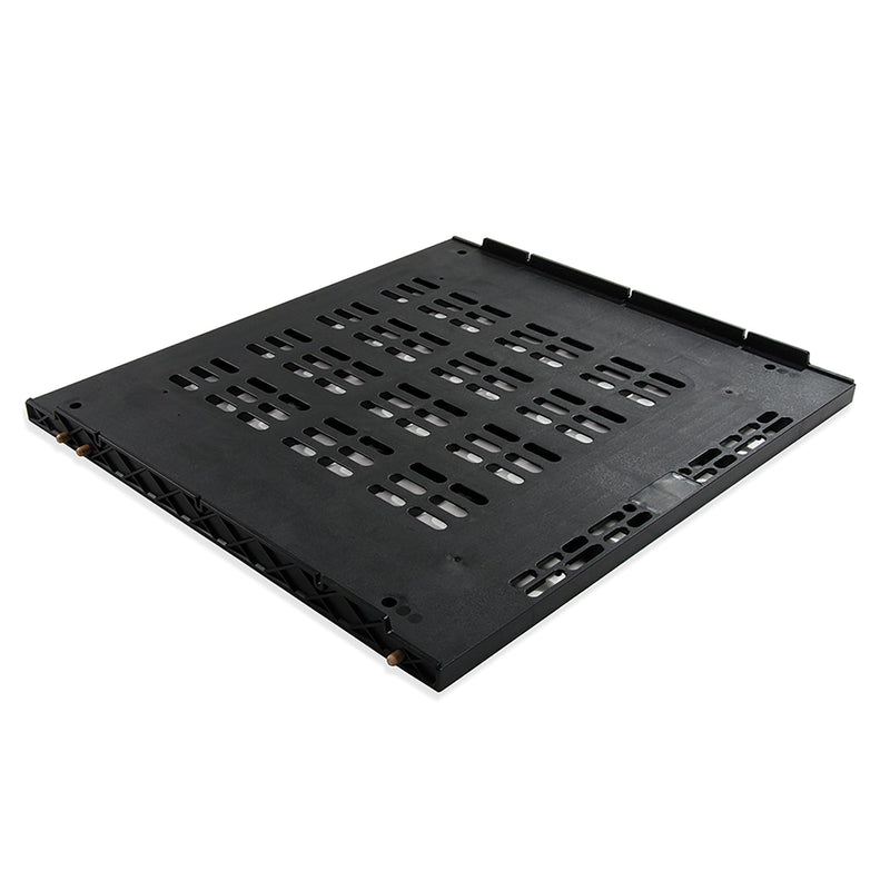 Base di Ventilazione per Frigorifero ad Incasso Spessore Tavola 16 Plastica Nera Emuca