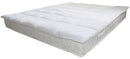Topper Trapuntato Imbottito con Elastici Trapuntato Basic Bianco Varie Misure