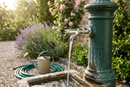 Rubinetto a Pulsante per Fontana da Giardino in Ottone Cromato Belfer RUB/021C