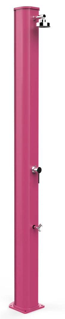 Doccia Solare da Giardino 40L Miscelatore e Lavapiedi Arkema Big Jolly Fuxia sconto