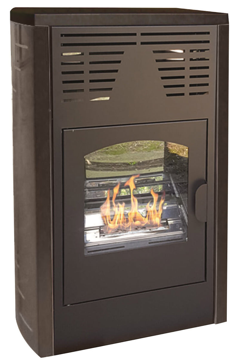 Stufa a Bioetanolo da Interno 4kW Vannini Melodia Ventilata Antracite