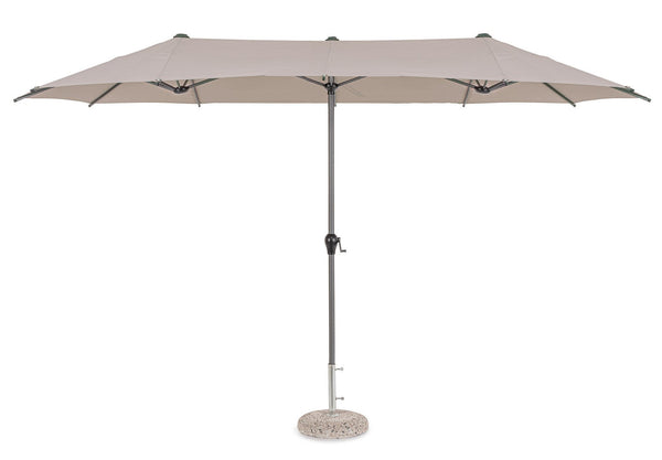 Ombrellone da Giardino 400x200x236 cm in Acciaio Brasil Tortora acquista