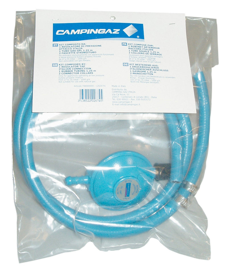 Kit Regolatore per Barbecue a Gas Pietra Lavica e Stufe Campingaz