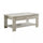 Myrto Couchtisch 110 x 60 x 44 h cm aus grauer Spanplatte in Zementoptik