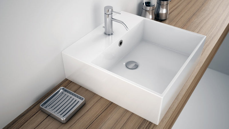 Mobile Bagno Sospeso 52cm TFT Giava Pino Bianco