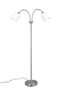 Piantana da Interno  E14 in Metallo Nickel Opaco