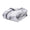 Doppelsteppdecke mit Aufdruck aus Baumwollperkal 100gr Garrini Lauren Grey