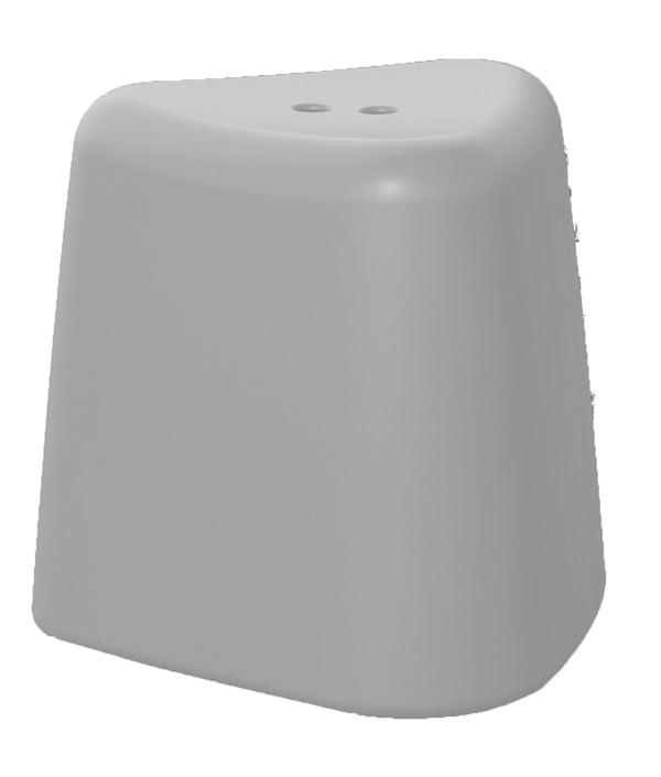 sconto Sgabello da Giardino 52,5x48 cm in Resina Arkema Gaia Bianco