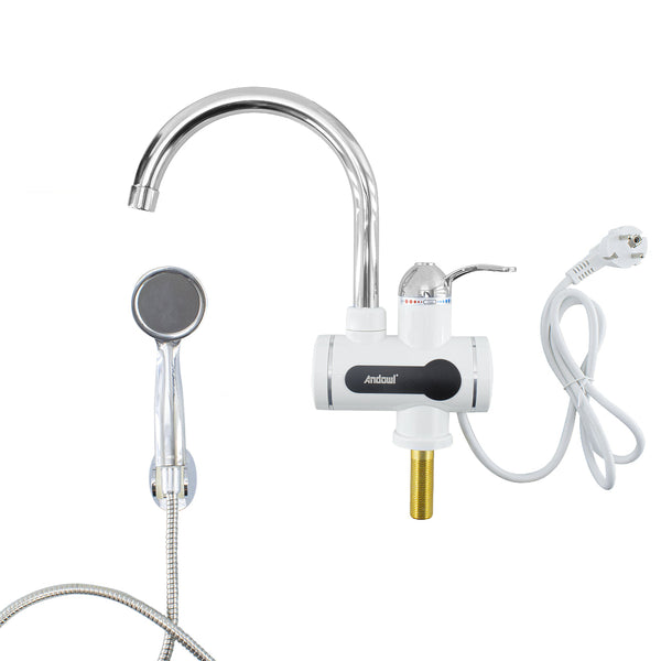 Sofortiger elektrischer Wasserhahn mit heißer Temperatur und Mischbrause acquista