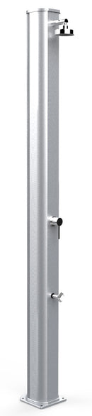 Doccia Solare da Giardino 40L Miscelatore e Lavapiedi Arkema Big Jolly Inox Paint