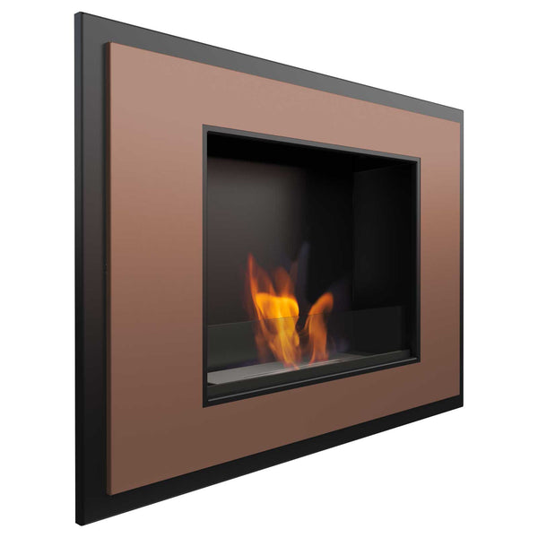 Bioethanol Wandkamin 80x59 cm Flig Los Angeles Bronze sconto