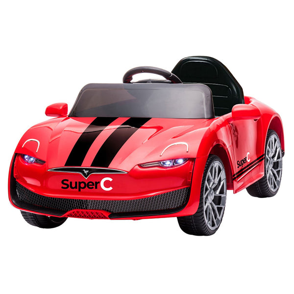 Macchina Elettrica per Bambini 12V Auto Super-C Rossa sconto