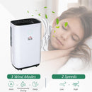 Deumidificatore d'Aria 20 Litri 395W 3 Modalità e 2 Velocità Bianco