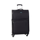 Trolley Valigia Grande Espandibile in Poliestere TSA Ravizzoni Manila Nero