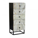 Mobile Stanley 45x35x110 h cm in Legno Marrone