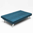 Divano Letto 175x83x74 cm in Tessuto Blu