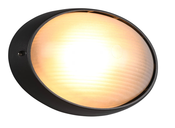 Plafoniera da Esterno Attacco E27 in Alluminio Nero Opaco online